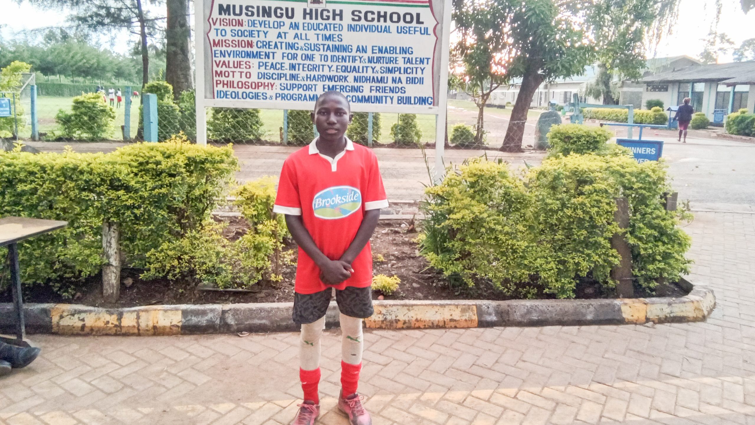 a rising hockey star whose determination