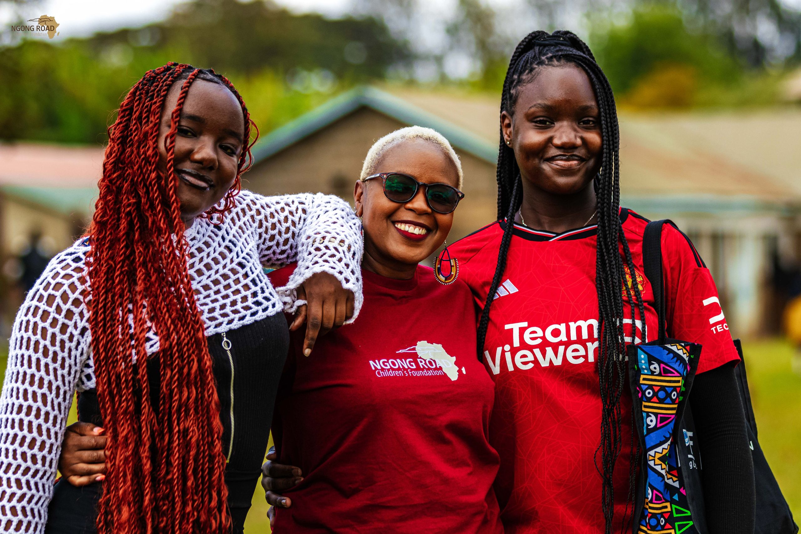 Students at a Friends of Ngong Road event